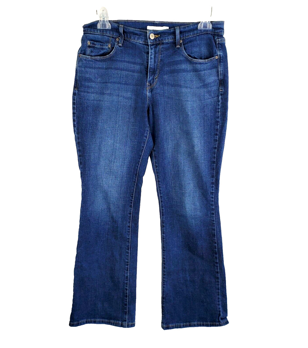 Levi's 515 Women 10 Jeans Bootcut Denim Medium Wash Mid Rise Casual Preppy Pants